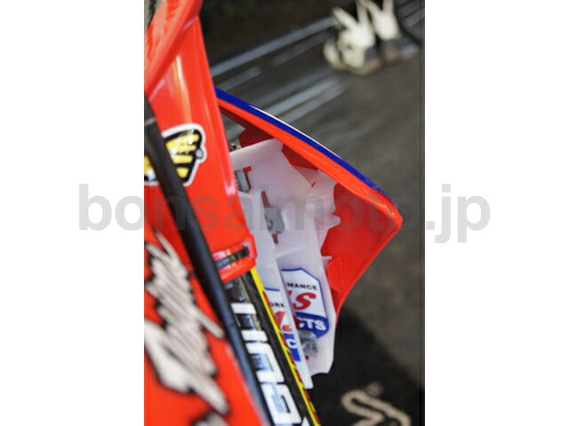 パワーフロー インテークラジエターシュラウド ホワイト CRF250R CRF450R