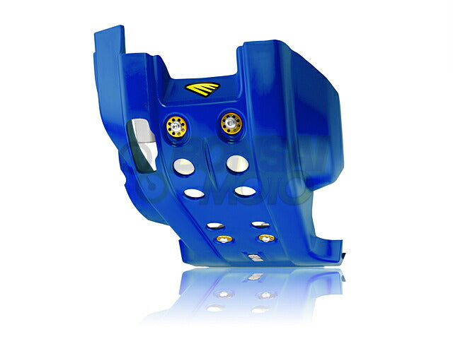 フルコンバット スキッドプレート アンダーガード ブルー 17.78×25.40×40.64cm TE250/300 TC250