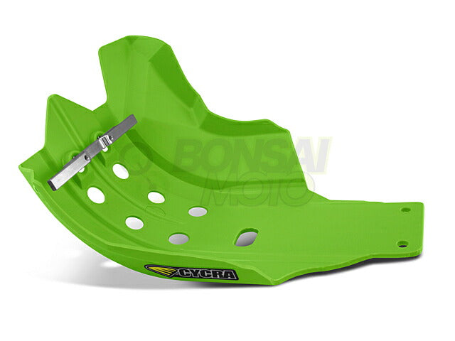 フルアーマースキッドプレート アンダーガード OEMグリーン KX450F