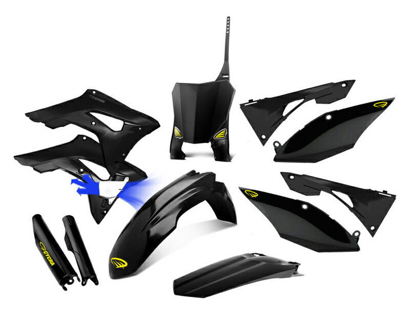 パワーフロー インテークボディキット ブラック CRF250R CRF450R