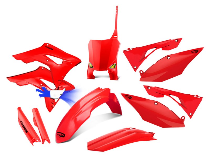 Powerflow Intake Body Kit Red CRF250R CRF450R