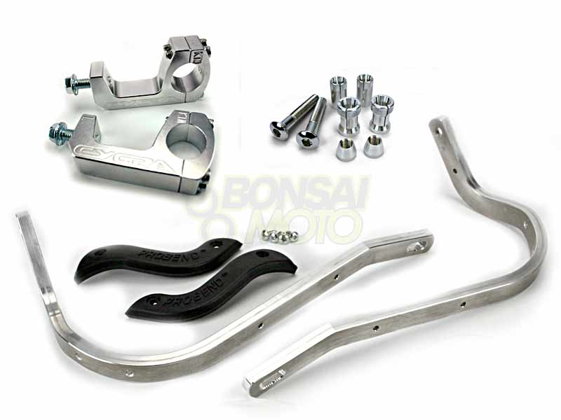 Probend+U-Clamp Frame Kit for Renthal Twinwall Bars, Silver