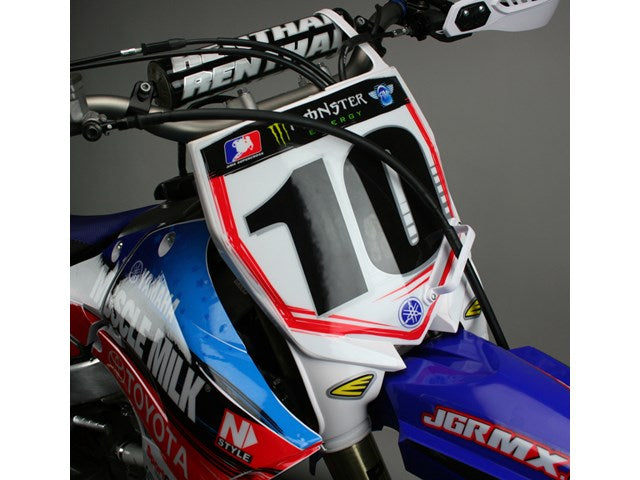 スタジアムナンバープレート ブラック YZ125/X YZ250/F/FX/X YZ450F/FX