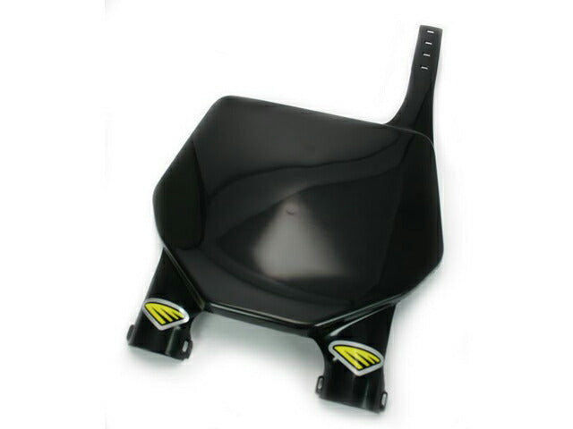 ファクトリー スタジアムナンバープレート ブラック CR125/250 CRF250/450