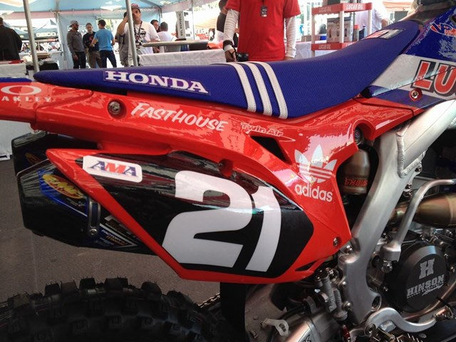 サイドナンバーパネル ブラック CRF250R CRF450R