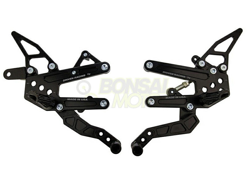 TT Rear Sets Black S1000RR S1000R