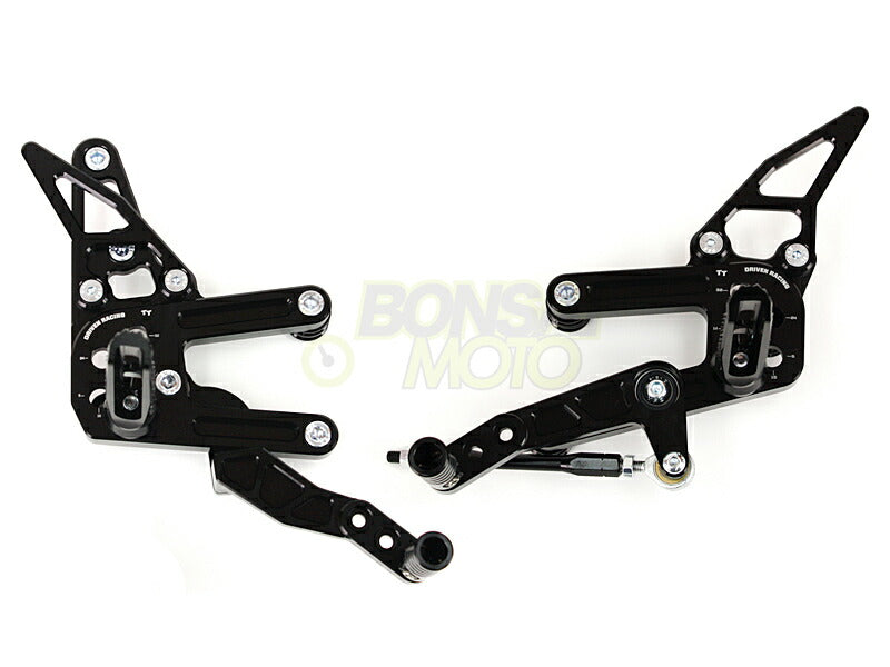 TT Rear Sets Black R25/3 Street Version
