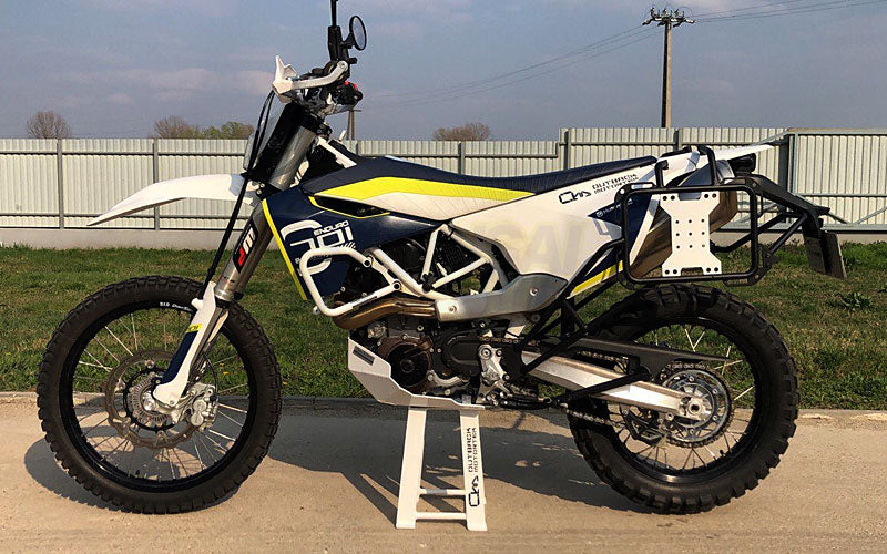 Pannier Rack, Standard, Gloss White, 350 x 250mm, 701 Enduro