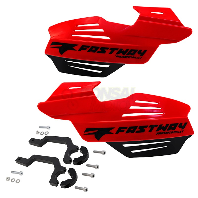 Flak Shield Red/Black Left/Right Set