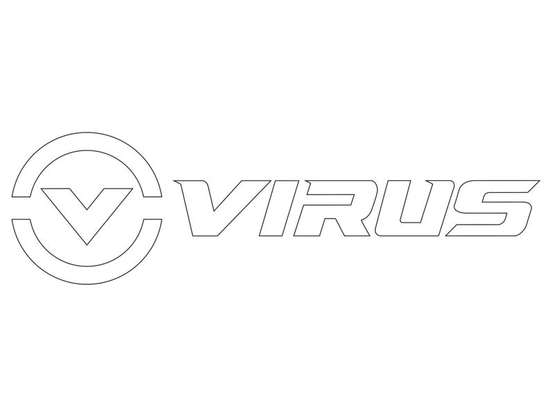 オフィシャルステッカー 大 ホワイト 5.1×25.4cm 1枚