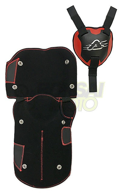 ゴリラ ニーシンガード ブラック/レッド