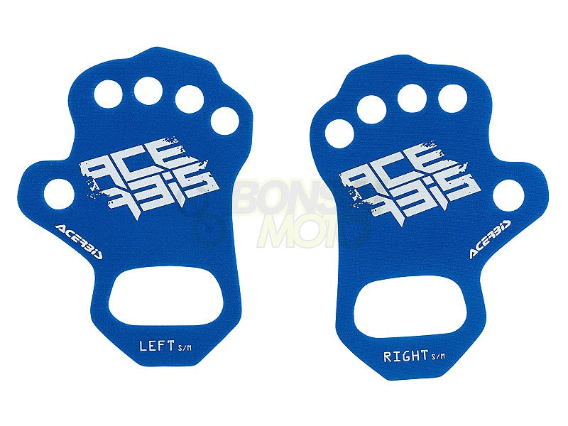 Palm Protector, Vibration and Blister Prevention, Pair, Blue S/M