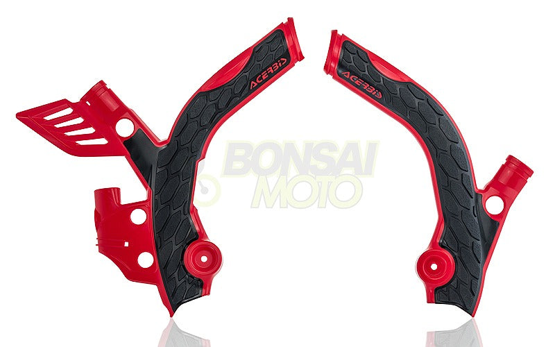 Xグリップ フレームプロテクター レッド/ブラック Beta RR2T250/300(13-19) RR4T350-498 (13-19)