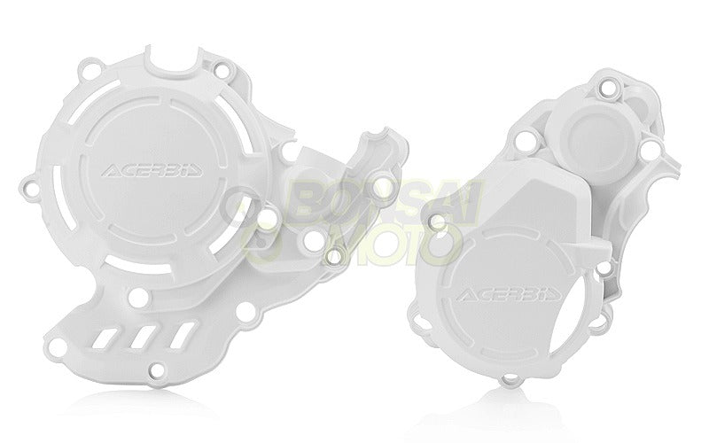 エンジンケースガード ホワイト KTM 250/350EXC-F 250(17-23) FreeRide(19-20)