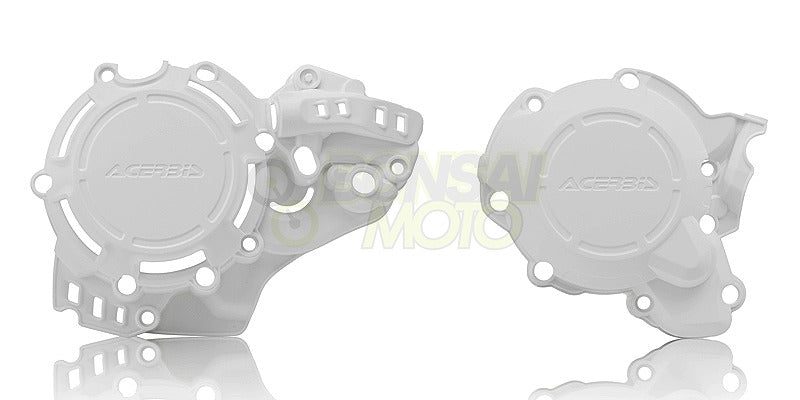 エンジンケースガード ホワイト KTM 250/300EXC TPI(20-23) 250SX(19-22)