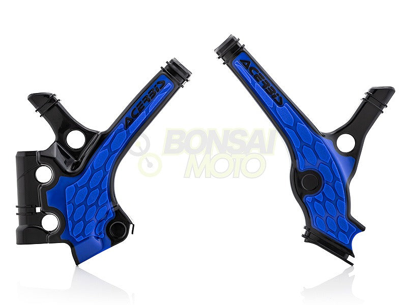 X-Grip Frame Protector Black/Blue Yamaha YZ85 (19-21)