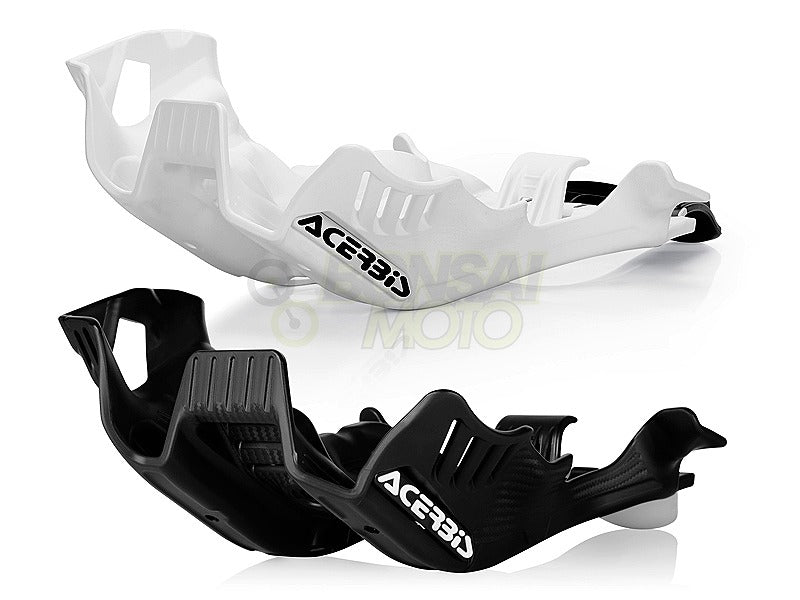 Skid Plate Black/White Husqvarna TE250i/300i (20-23)