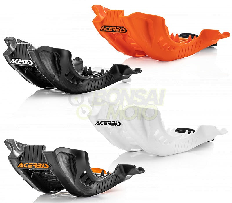 Skid Plate Black/White KTM 250/350SX-F (19-22) 250/350XC-F (19-22)