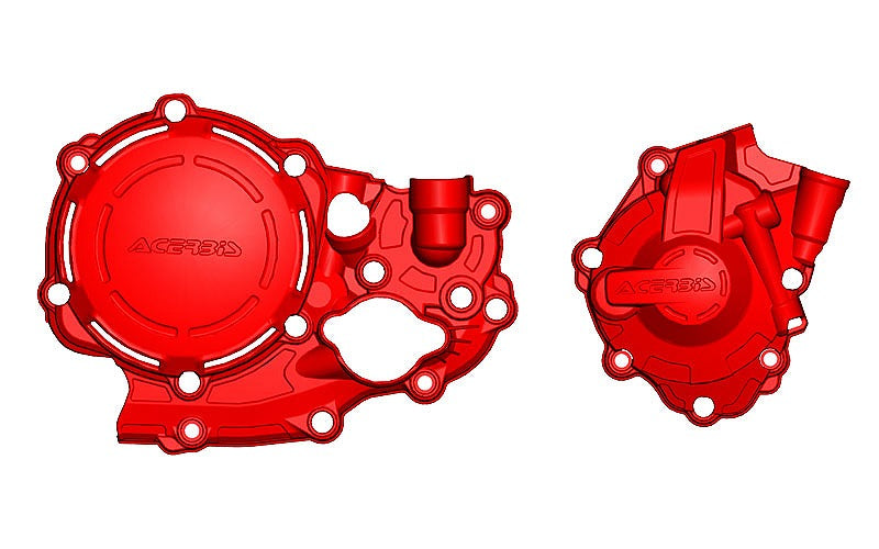 エンジンケースガード レッド HONDA CRF250RX(19-21) CRF250R(18-21)