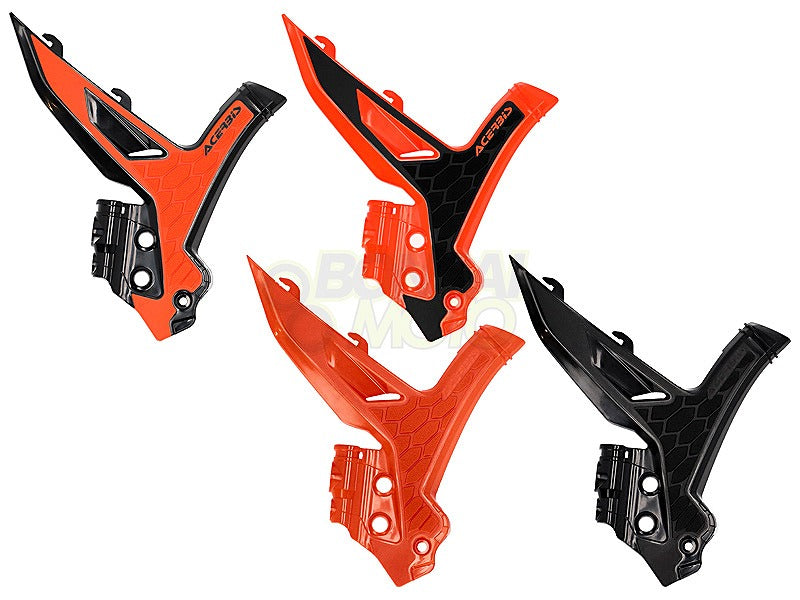 Xグリップ フレームプロテクター オレンジ/オレンジ KTM SX/SX-F/XC/XC-F (23)