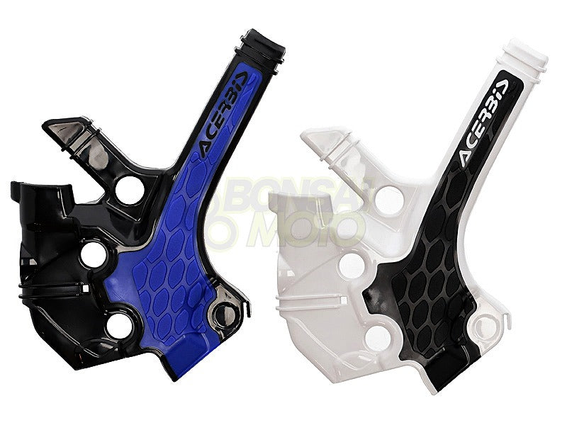 Xグリップ フレームプロテクター ブラック/ブルー Yamaha YZ85 (22-23)
