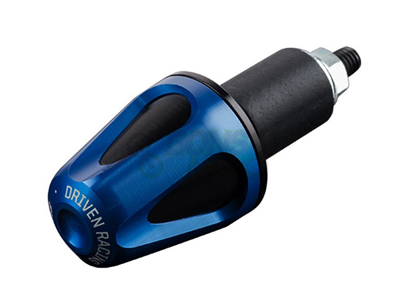 D-AXIS Bar Ends Kawasaki Blue/Black 2 pcs.