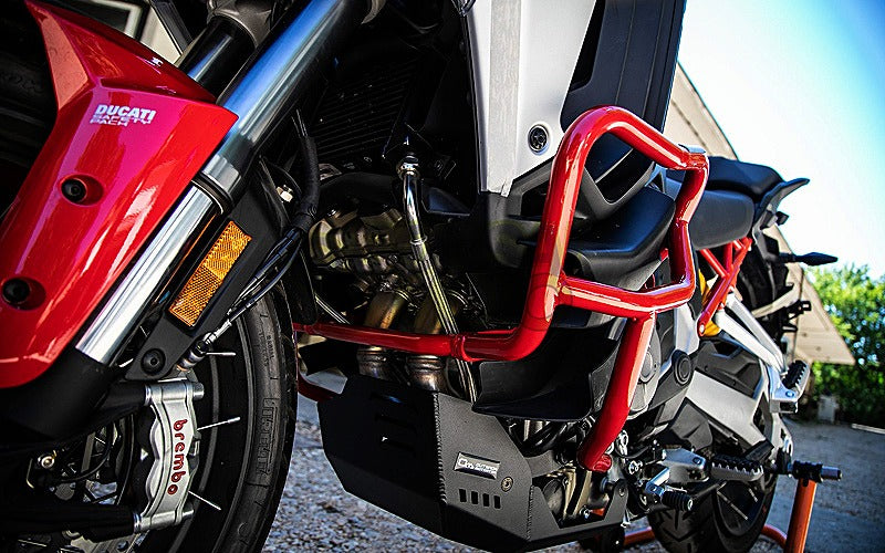 クラッシュバー グロスレッド DUCATI Multistrada V4