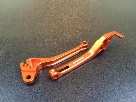 GP Clutch & Brake Lever Set, Orange, Address V125
