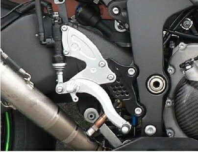 Hyper Bank Rear Sets Silver Fixed Type ZX-6R – バイクマン