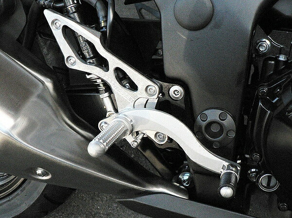 Hyper Bank Rear Sets Silver Fixed Type NINJA250