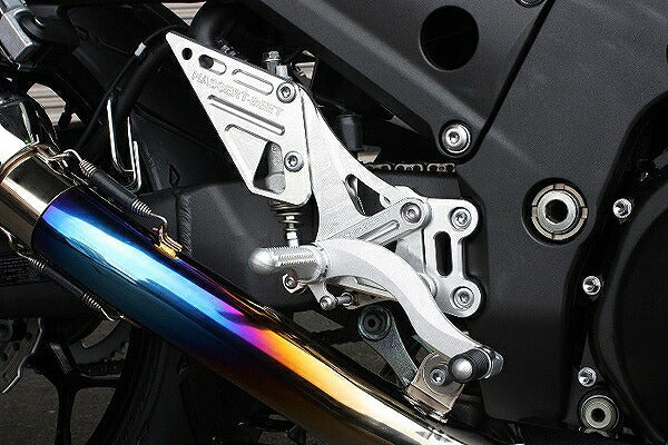 （たか） ハイパーバンク バックステップ シルバー 固定式 NINJA ZX-14R