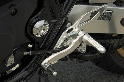 Hyper Bank Rear Sets Silver Folding CB1300SF