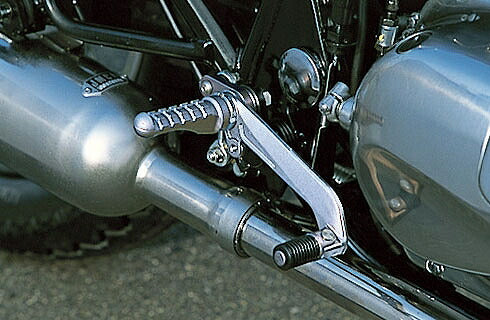 Hyper Bank Rear Set Silver Foldable ESTRELLA