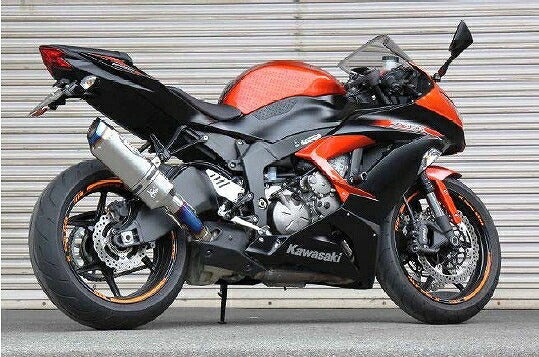 Ninja ZX-6R NASSERT Evolution Type II Slip-On Exhaust Titanium