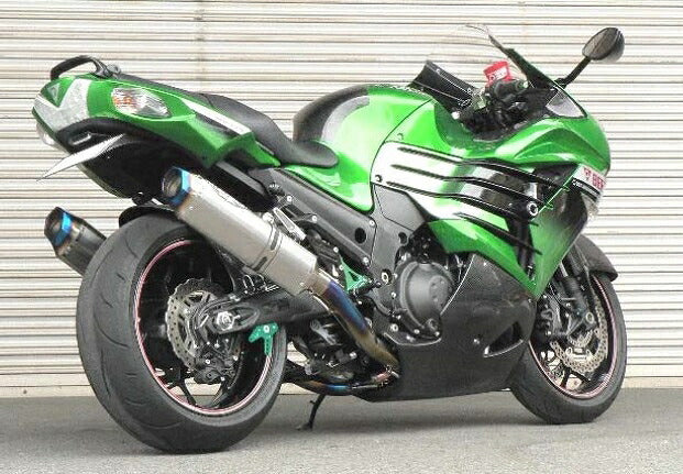 ニンジャ ZX14R マフラー NASSERT EVOLUTION TYPE2 T2 マフラー チタン/クリアチタン NINJA ZX14R ニンジャZX14R