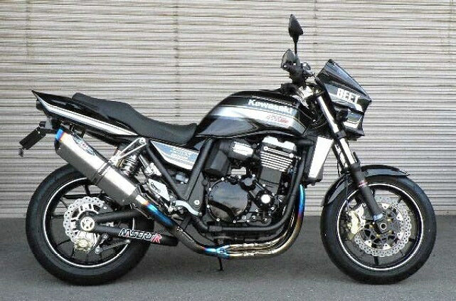 ZRX1200 DAEG Exhaust NASSERT EVOLUTION TYPE2 3D UP Exhaust Titanium/Blue Titanium ZRX1200DAEG ZRX1200 DAEG