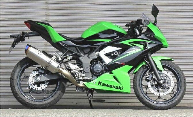 ニンジャ 250SL マフラー NASSERT EVOLUTION TYPE2 フルエキゾーストマフラー チタン/ブルーチタン NINJA250SL ニンジャ250SL