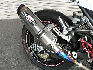ニンジャ 250/Z250 マフラー NASSERT EVOLUTION TYPE2 スリップオン マフラー チタン/ブルーチタン NINJA250 ニンジャ250/Z250