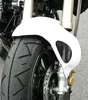 Aero Shark Fender White KSR110 Front Fender