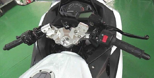 Racing Handle Kit Silver NINJA250 / NINJA250R