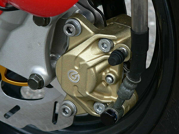 Big Brake Rotor Front Caliper Gold Set KSR110