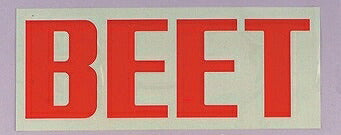 Sticker Large Red