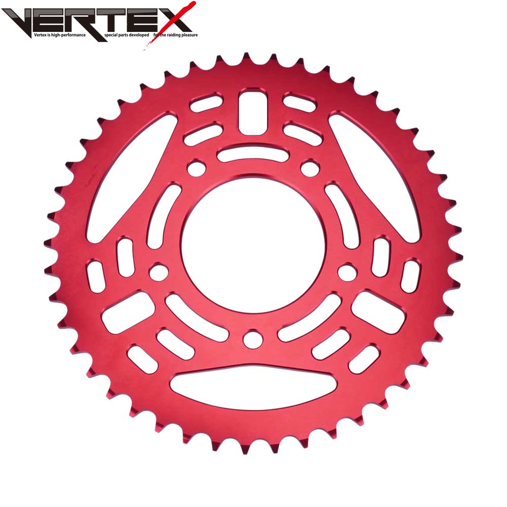 CBX400F リア スプロケット 520 45T レッド ブルー シルバー ゴールド スプロケ カラースプロケ コムスター風 ドリブン スプロケット アルミ