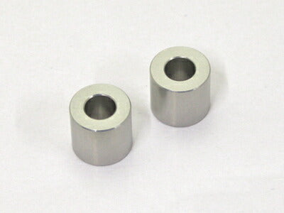 Aluminum Spacer M6 & 1/4 inch Silver 10mm 2PCS