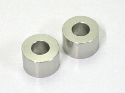 アルミスペーサ M8\U00265/16インチ シルバー 10mm 2PCS