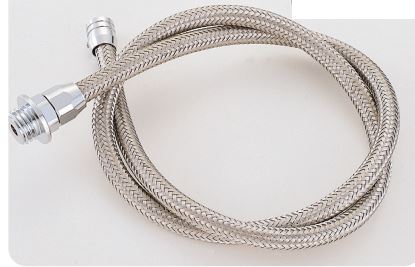 Stainless Blade Breather Hose Kit, Silver Anodized Finish, Zephyr/ZRX