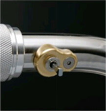 1穴ミニスイッチ フラットSTD 1インチハンドル用 シンチュウ