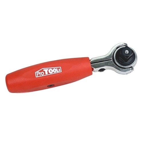 スイベルラチェット 2スタイルグリップ 3/8インチ クロームメッキ/オレンジ 130mm 1個 整備 メンテナンス 工具 カスタムジャパン