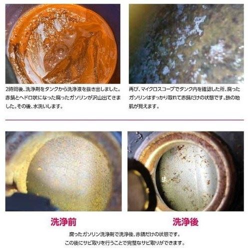 錆取革命 腐ったガソリンの洗浄剤 1000ml 1本 サビ取り 洗剤 整備 メンテナンス カスタムジャパン