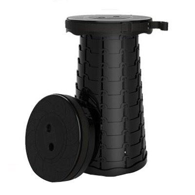 高さ調整機能付きコンパクトチェア φ25×6.5~45cm 1個